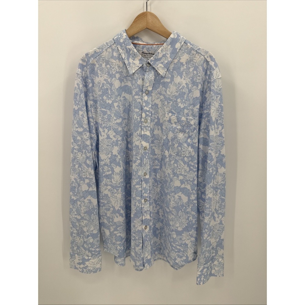 Tommy Bahama Mens Floral "The San Lucio " Long Sleeve Shirt Size XXL Beachy